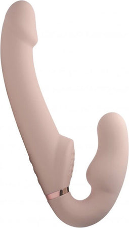 Evoke Opblaasbare en Vibrerende Strapless Strap-on - Light