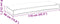 vidaXL - Kussen - voor - Ligbed - Grijs - 110x40x8 - cm - Oxford - Stof