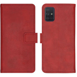 iMoshion Hoesje Geschikt voor Samsung Galaxy A71 Hoesje Met Pasjeshouder - iMoshion Luxe Bookcase - Rood