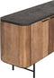 DTP Home Dresser Soho, 2 doors, 3 drawers,85x160x45 cm, recycled teakwood and mortex