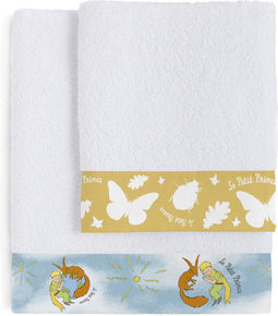Handdoekenset HappyFriday Le Petit Prince Le printemps Multicolour 2 Onderdelen