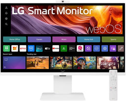 LG Smart 32U850SA-W - 4K Smart Monitor - USB-C 90W - WebOS - Webcam - 32 Inch