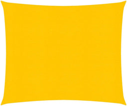 vidaXL - Zonnezeil - 160 - g/m² - 3x3 - m - HDPE - geel