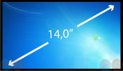 A-merk 14.0 inch B140XTN03.3 - Laptop Scherm EDP - 1366x768 Mat (2 stuks)