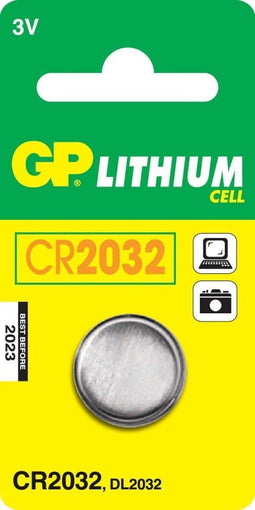 GP CR2032 - Lithium Knoopcel Batterij 3V 210 mAh (doosje van 10)
