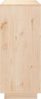 vidaXL - Dressoir - 70x34x80 - cm - massief - grenenhout