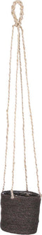 Mica Decorations Atlantic Plantenmand - Set van 2 - H16 x Ø16 cm - Grijs
