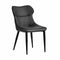 Leunstoel Zwart Antraciet Staal 49 x 86 x 60 cm (2 Stuks)