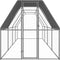 vidaXL - Kippenhok - 2x8x2 - m - gegalvaniseerd - staal