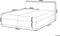 PRESIDENT - Boxspringbed - Beige - 180 x 200 cm - Polyester