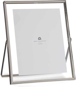 Giftdecor Fotolijstje voor 15 x 20 cm foto - zilver - metaal - Modern - frame 20 x 25 cm - staand