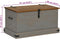 vidaXL - Opbergkist - HALDEN - grijs - 91x48x47 - cm - massief - grenenhout