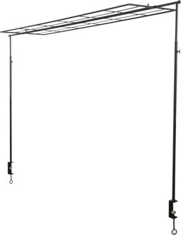 Mica Decorations Tafelklem voor Decoratie - L130-250 x B39,5 x H98-181 cm - Metaal - Zwart