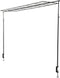 Mica Decorations Tafelklem voor Decoratie - L130-250 x B39,5 x H98-181 cm - Metaal - Zwart