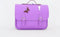 Own Stuff Lederen Boekentas - Lavender - Vlinder - Lagere school