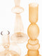 Kandelaar Aurora set van 3 - peach - 7.5×31 cm/7.5×23 cm/8.5×12 cm