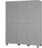 WOOOD Dennis 3-Deurs Kast - Grenen - Betongrijs - 202x158x55