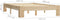 vidaXL - Bedframe - massief - grenenhout - 120x200 - cm