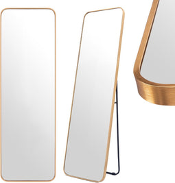 Nuvolix passpiegel - staand - 150*40CM - goud - 2.8CM rand