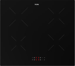 ETNA KI1160ZT - Inbouw inductiekookplaat - 4 kookzones - 60 cm breed - Zwart