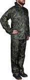 vidaXL - Regenpak - 2-delig - met - capuchon - (heren - / - camouflage - / - maat - M)