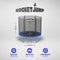 RocketJump XT24 - Trampoline 244 cm - Inclusief ladder en veiligheidsnet - Blauw