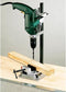 Wolfcraft 3406000 - Boorstandaard - Voor precisieboren in vlakke en ronde materialen - Grijs