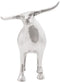 vidaXL - Stier - Sculptuur - Zilver - 20x17x23 - cm - van - Aluminium