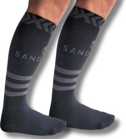 Sandside Support - Premium Compressiekousen - Compressietechnologie - Zwart (2 paar)