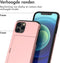 imoshion Hoesje Geschikt voor iPhone 12 Pro / 12 Hoesje - Ruimte voor 2 pasjes - imoshion Backcover met pasjeshouder - Rosé Goud