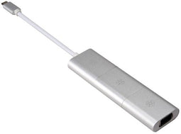 Silverstone EP11 - USB 3.2 type-C naar VGA kabel - 10cm - Zilver
