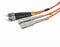Gembird ST/SC OM2 - Fibre Kabel - 500cm - Grijs Oranje Zwart