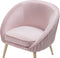 TROMSO - Fauteuil - Roze - Fluweel