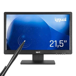 iggual IGG319840 - Monitor 21,5" Full HD - Aanraakscherm - Zwart