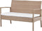 Beliani MARSALA - Loungeset voor 4 - Beige - PE rotan