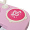 vidaXL Speelgoedkeyboard met krukje/microfoon en 37 toetsen roze