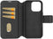 Decoded - Leather Detachable Wallet - iPhone 16 Pro - MagSafe - Zwart