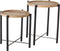 Boltze Malev - Salontafel set van 2 - Gesmeed ijzer en mangohout (2 stuks)
