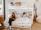 LUK - Stapelbed - 90x200cm - te splitsen tot 2 losse bedden - wit