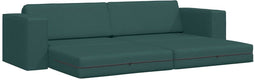 vidaXL - Vloersofa - Bed - 2-in-1 - Donkergroen - 245x150x60.5 - cm