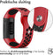 iMoshion Bandje Geschikt voor Fitbit Charge 3 / 4 - iMoshion Siliconen sport band ronde drukknoop zonder pinnetje - Rood