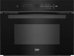 Beko BBCW13400DX - Combi oven magnetron - 800W - 45cm - Dark Inox
