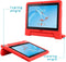 imoshion Tablet Hoes Kinderen - Geschikt voor Lenovo Tab M10, Lenovo Tab P10 - Kidsproof Backcover met handvat - Rood
