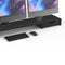 POUT Dubbele monitorstandaard met universele draadloze oplader EYES 9 Zwarte kleur