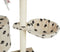 Lifa Living Pootjes - Krabpaal - 42x60x138,5 cm - creme/zwart