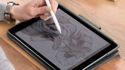 Logitech Slim Folio - Toetsenbordhoes voor iPad - Comfortabel typen met iOS-sneltoetsen - Zwart