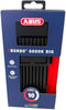 Abus Bordo 6000K - Vouwslot 120cm - Gehard staal - Zwart