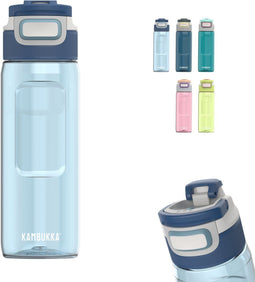 Kambukka Elton - Drinkfles 750ml - 100% lekvrij met 3-in-1 deksel - Crystal Blue