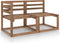 vidaXL - Tuintafels - 2 - st - pallet - 60x60x36,5 - cm - geïmpregneerd - grenenhout