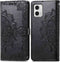 imoshion Hoesje Geschikt voor Motorola Moto G73 Hoesje Met Pasjeshouder - imoshion Mandala Bookcase - Zwart